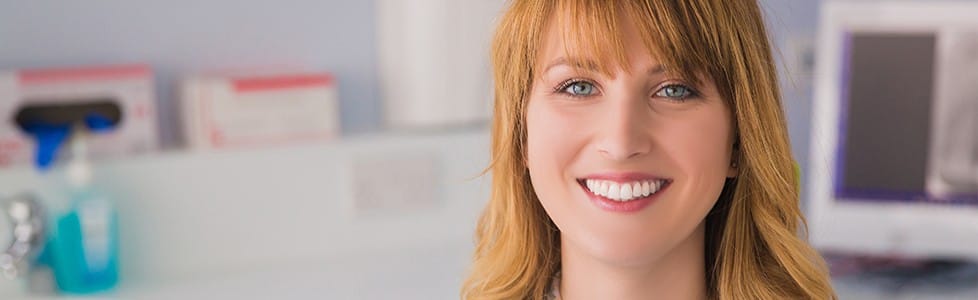 Smiling young woman